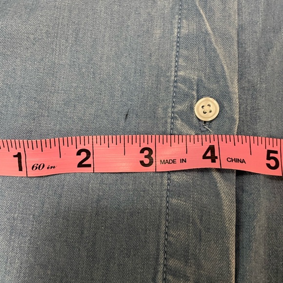 A New Day Sleeveless Chambray Top (size XXL) - Picture 5 of 7